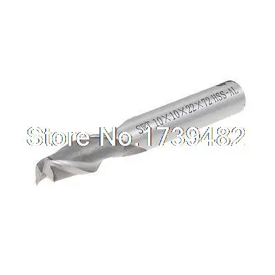 Концевая фреза из быстрорежущей стали с 2 канавками 10 мм x 22 72 мм|milling cutter tools|2 fluteflute
