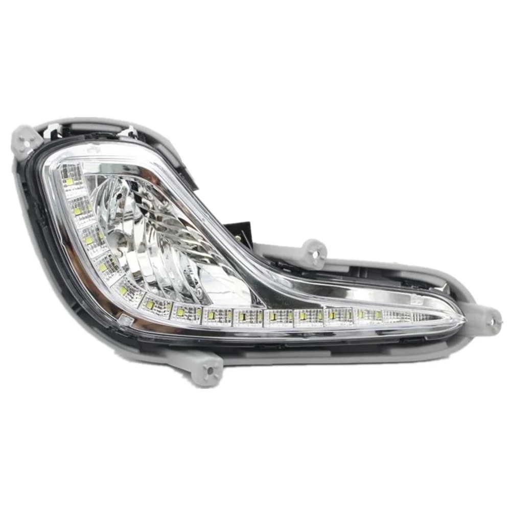 Для hyundai Accent hyundai Solaris Verna Dodge Attitude Grand авега 2010 2011 2012 2013 светодиодный DRL Дневной светильник тумана светильник