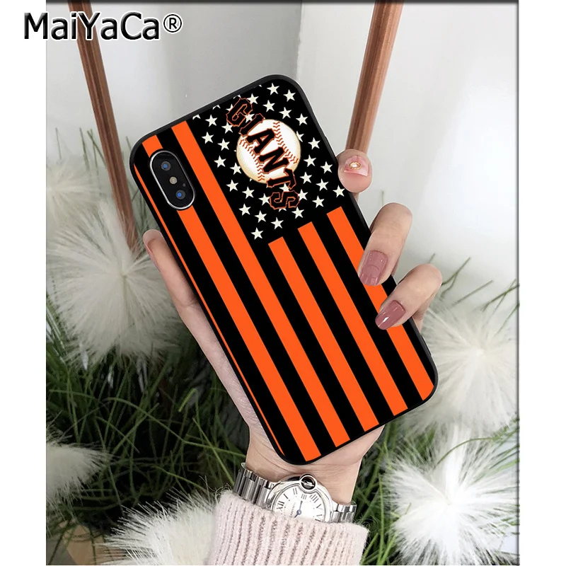 MaiYaCa San Francisco Giants высококачественный чехол для телефона iPhone X XS MAX 6 6s 7 7plus 8 8Plus 5 5S SE