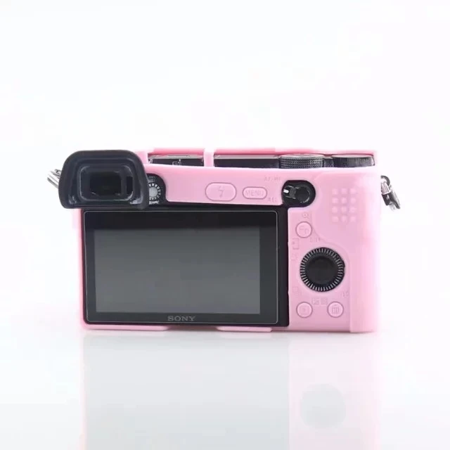 NiYi лучше резиновый силиконовый чехол защитная рамка для sony A6300 A6400 ILCE-6300 камера Мягкая 7 цветов