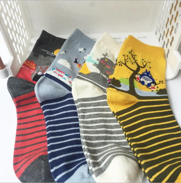 10pairs/lot New Japanese style woman casual cotton Totoro Cotton girl socks student lovely totoro socks