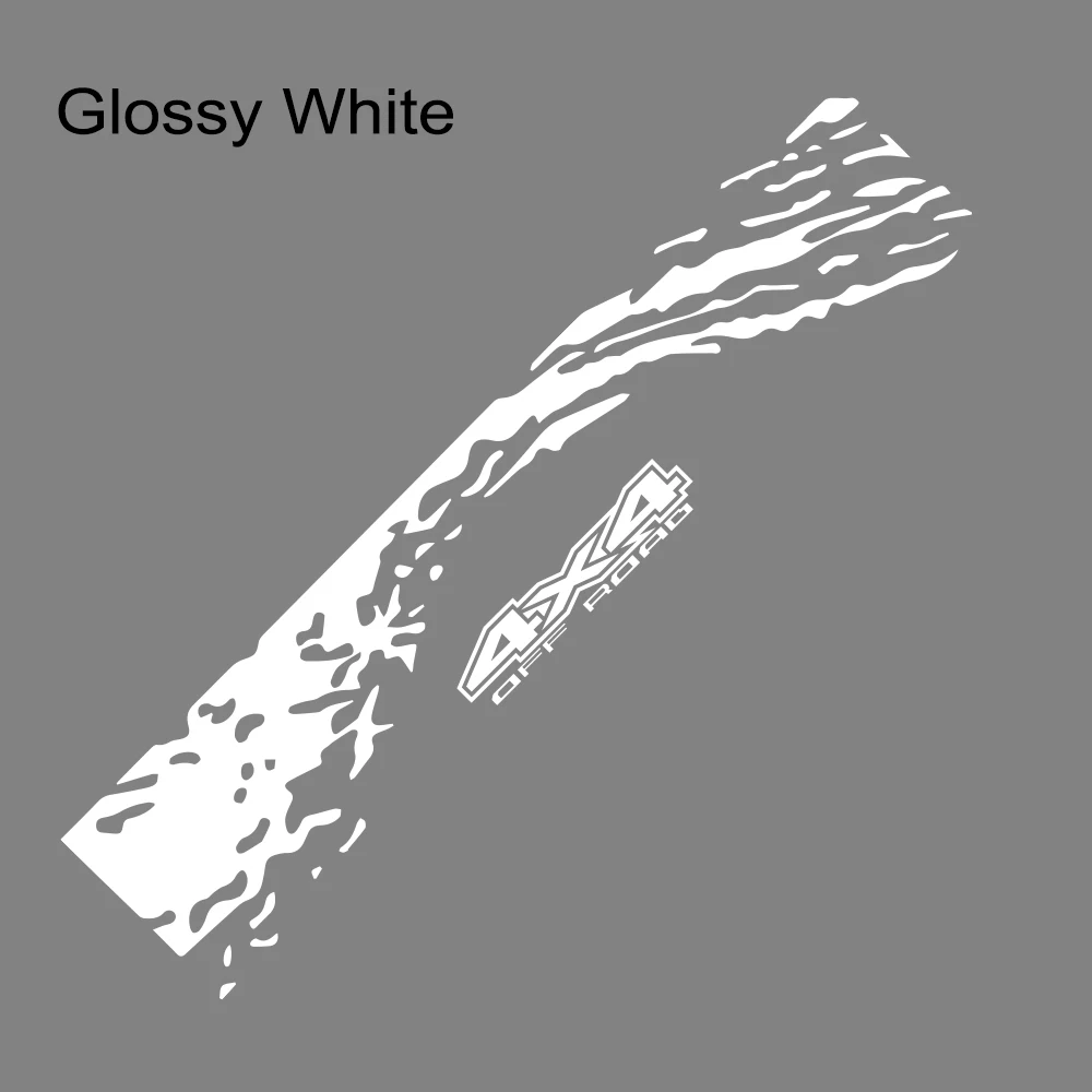 Glossy White Наклейки для автомобиля на задний багажник, авто, сделай сам, виниловая пленка, наклейки, тюнинг, автомобильные аксессуары, автомобили для Ford Ranger, внедорожный Универсальный пикап - Название цвета: Glossy White