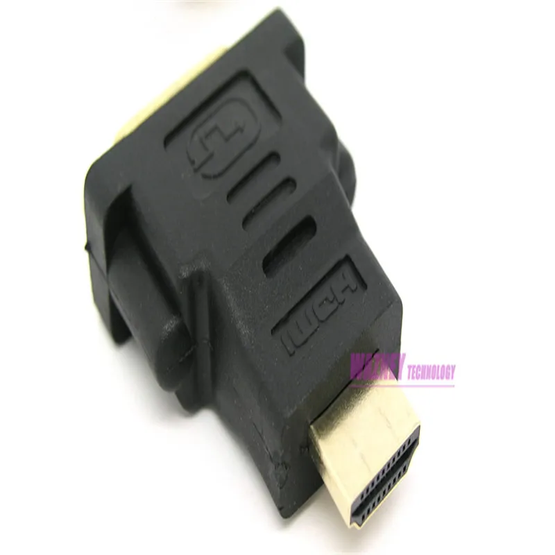 DVI D Женский 24 + 5 к HDMI Мужской 19 Pin Видео Видеокарта конвертер адаптер 1080 p/FULL HD