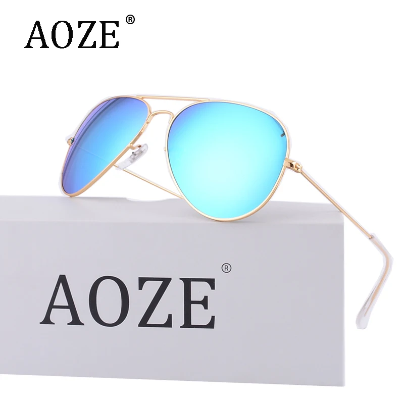 Солнцезащитные очки AOZE поляризационные для мужчин и женщин зеркальные
