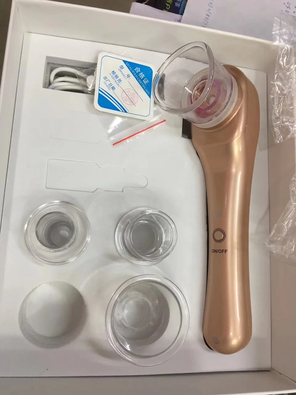 Мини ручка вакуумная баночная терапия машина для похудения тела массажное