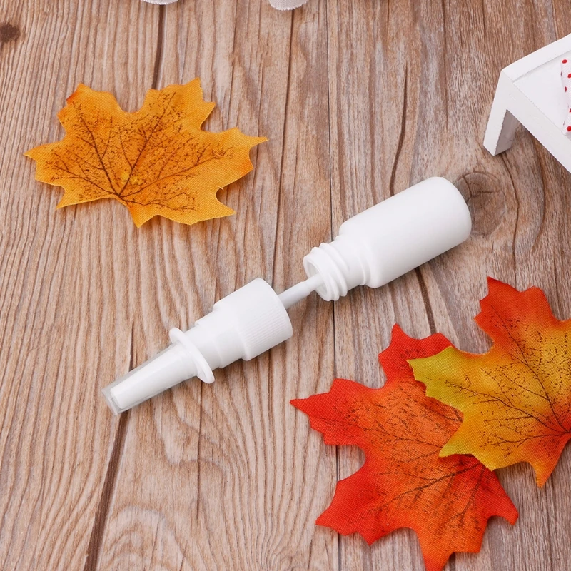10ml Portable Plastic Mist Nasal Spray Bottle Reusable For Medical Packaging White New | Красота и здоровье