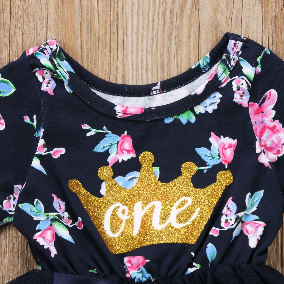 2017 г. Платье принцессы с цветочным узором для девочек Золотое праздничное платье