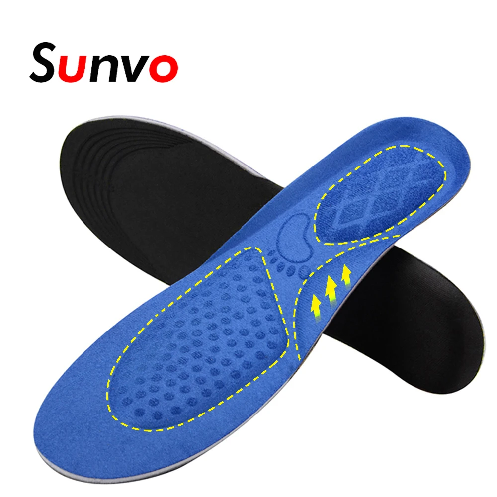 Спортивные стельки Sunvo с поддержкой свода стопы амортизирующие для плоскостопия