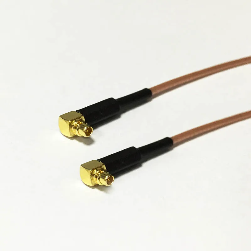 Новый модем коаксиальный кабель MMCX штекер правый угол переключатель RG178 15 см 6
