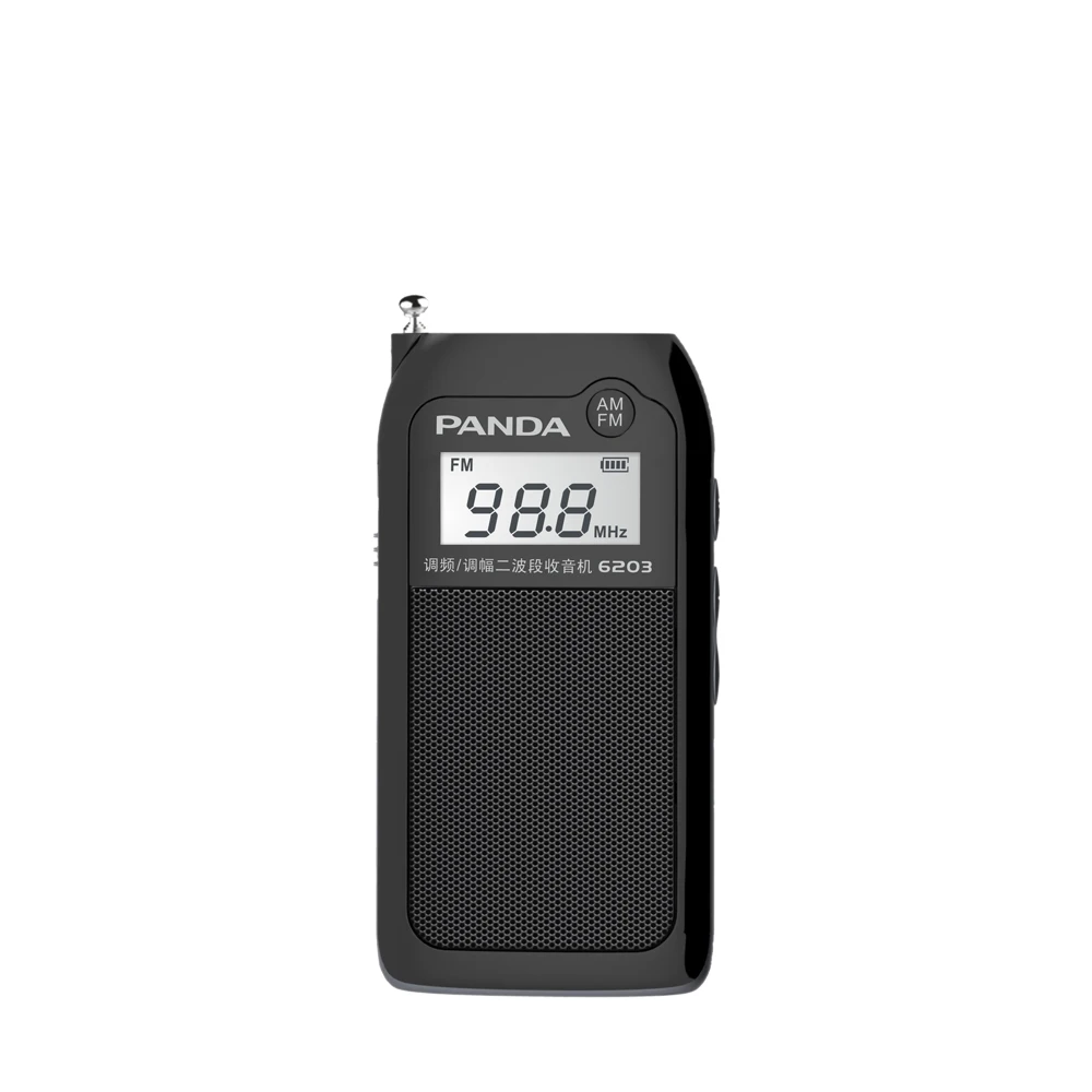 Оригинальный портативный мини MP3 плеер Panda 6203 с TF картой FM радио|Радиоприёмники| |