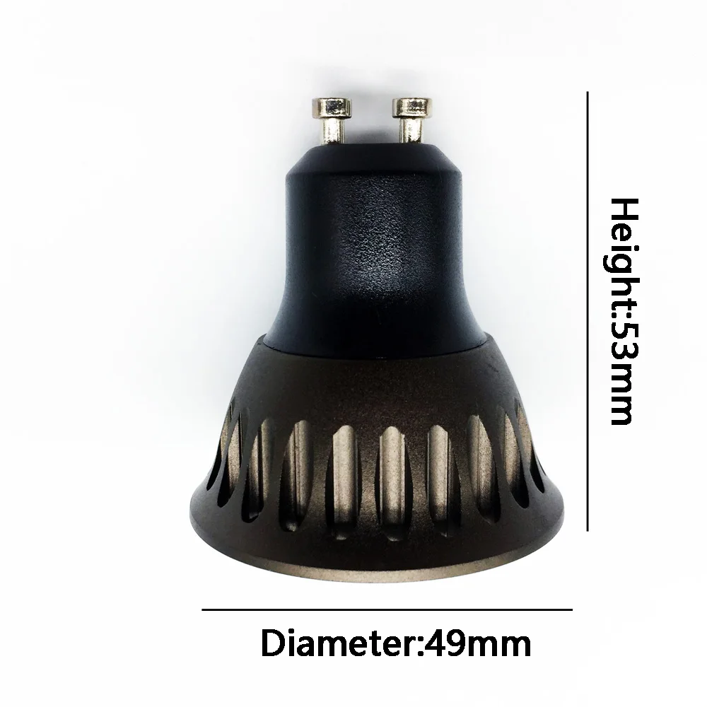 

10pcs Ultra Bright dimmable 6W 85~265V GU10 LED Bulbs Spotlight spot light COB GU10 led Lamp Warm/Cool White