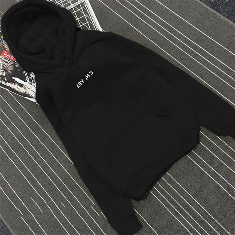 Недавно Мода 2017 г. осенне зимняя одежда с ворсом для Ах да письмо Harajuku пуловер