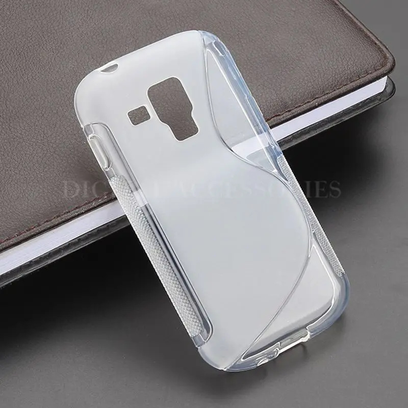 8 Color S-Line Skidding Gel TPU Slim Soft Case Back Cover For Samsung Galaxy S Duos S7562 Trend Plus S7580 S7582 silicone Cases | Мобильные