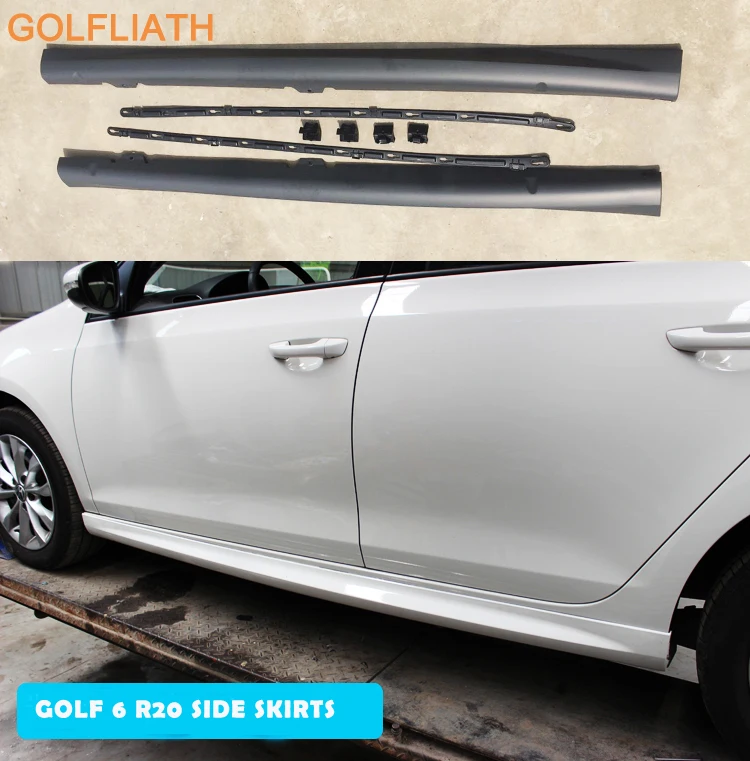 GOLFLIATH R20 стиль ABS гоночный автомобиль кузов юбки для Volkswagen VW Golf 6 MK6 GTI R20