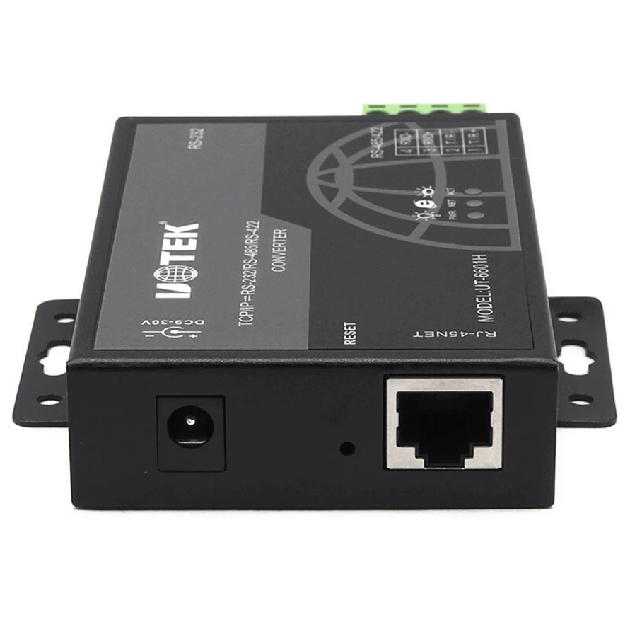 UT 6601H 0/100 м TCP/IP для RS 232/485/422 сервер последовательных устройств поддерживает шлюз