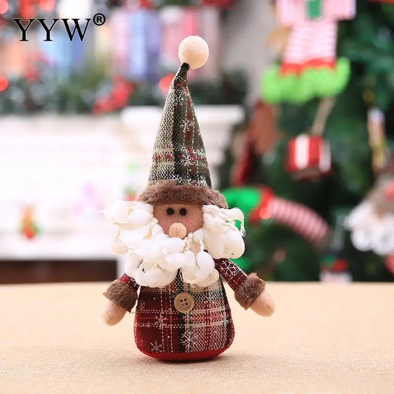 Рождественские куклы украшения для дома Санта Клаус снеговик лось игрушки