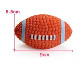 Rugby 2 Резиновые собачьи мягкие игрушки регби собака жевательная игрушка для маленьких и крупных собак на открытом воздухе собака тренировка шары зоотовары большой размер 9A15 - Цвет: Rugby 2