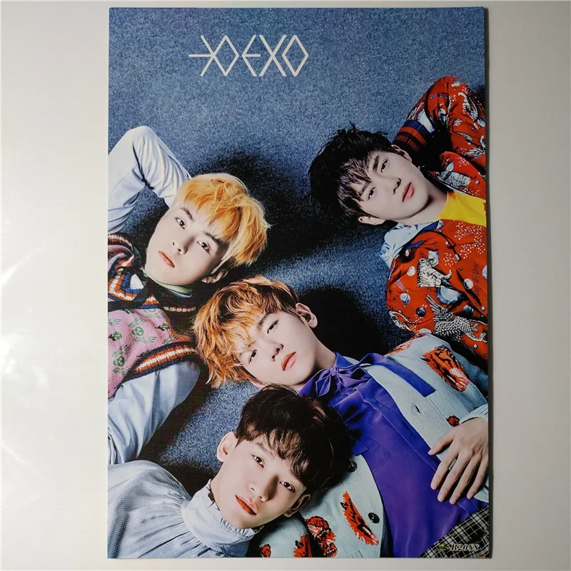 8*(42x29 см) EXO плакаты настенные наклейки подарок KPOP EXO