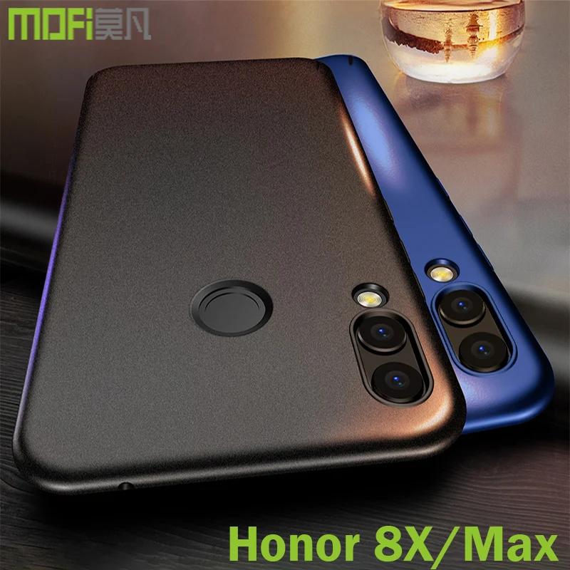 Чехол для huawei honor 8x жесткий чехол Mofi оригинал max conque fundas однотонный