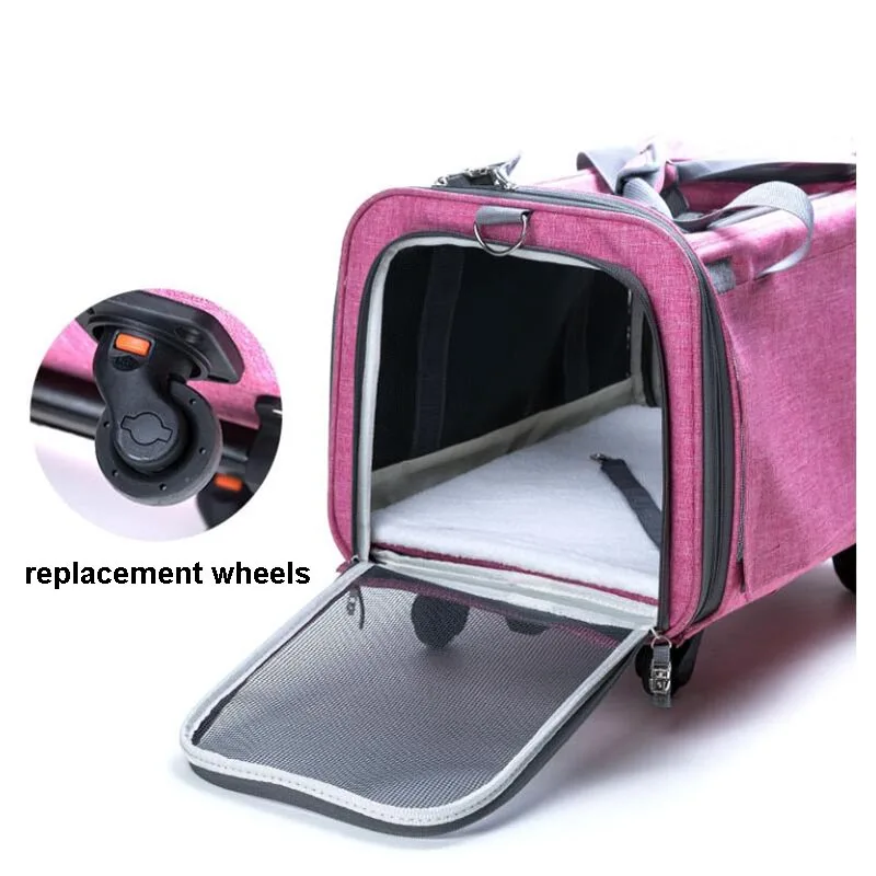 Складная дорожная сумка для собак и домашних животных чемоданов тележек с