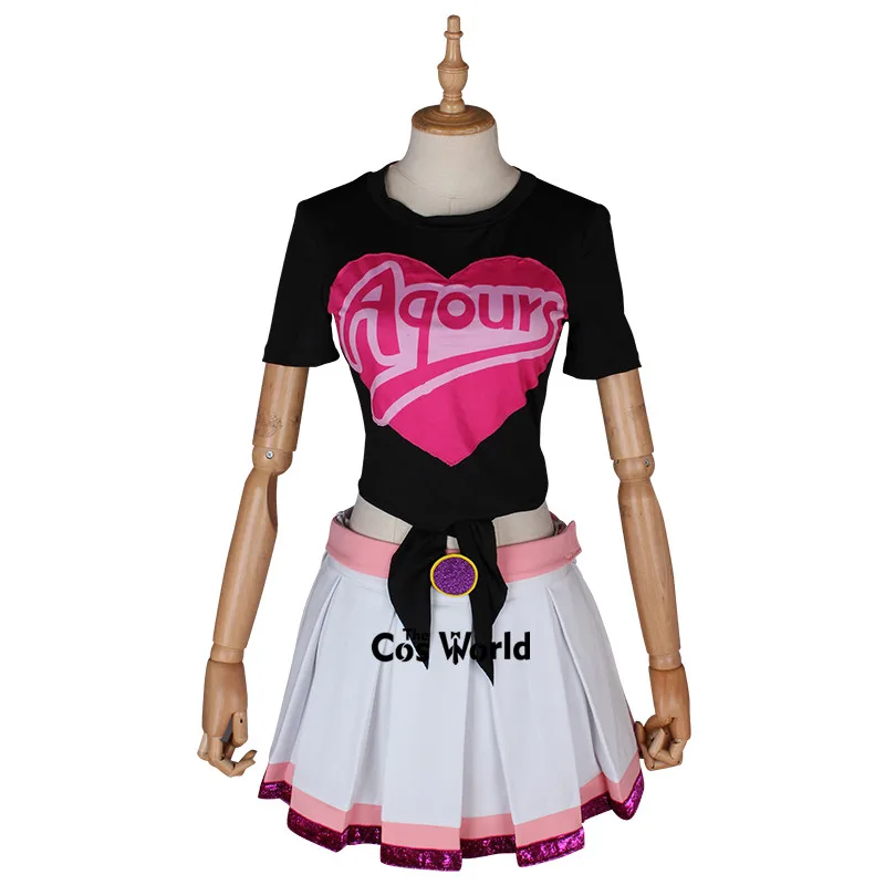 Охара Мари Love Live Sunshine чудо волна Топы пальто брюки платье униформа наряд аниме