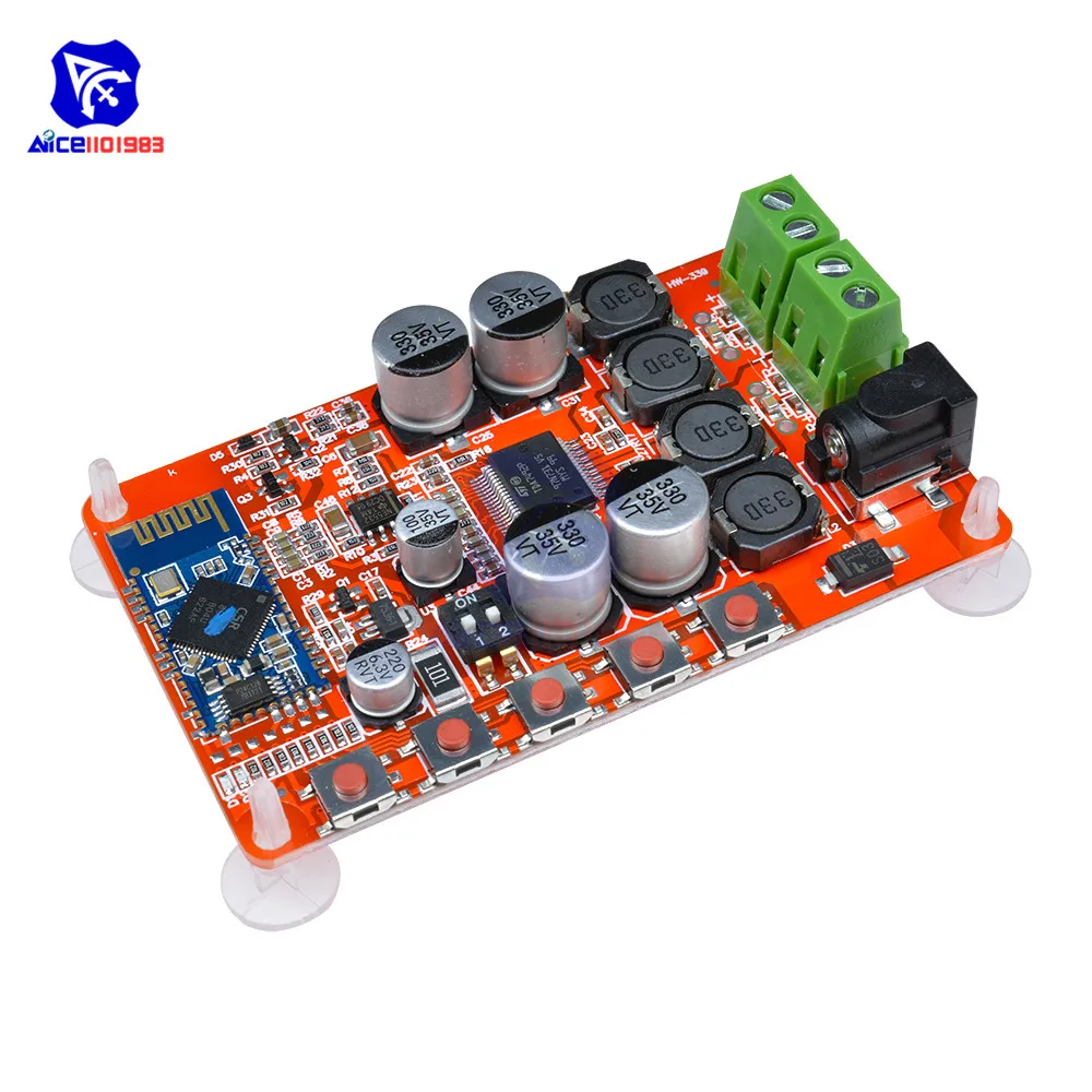TDA7492P 50 Вт + беспроводной Bluetooth 4 0 аудио приемник плата цифрового усилителя 2 1