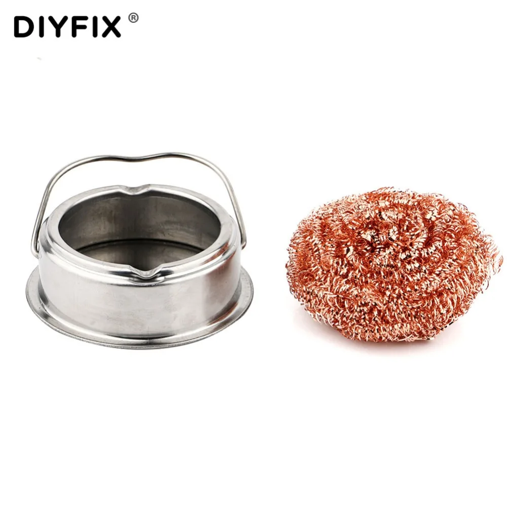 Набор инструментов DIYFIX для сварки пайки паяльника наконечников очистки стальной