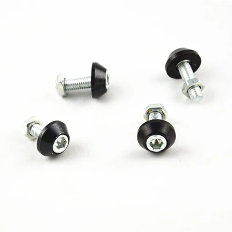 4 шт./лот универсальные гайки резьба болты для рамки номерного знака винты