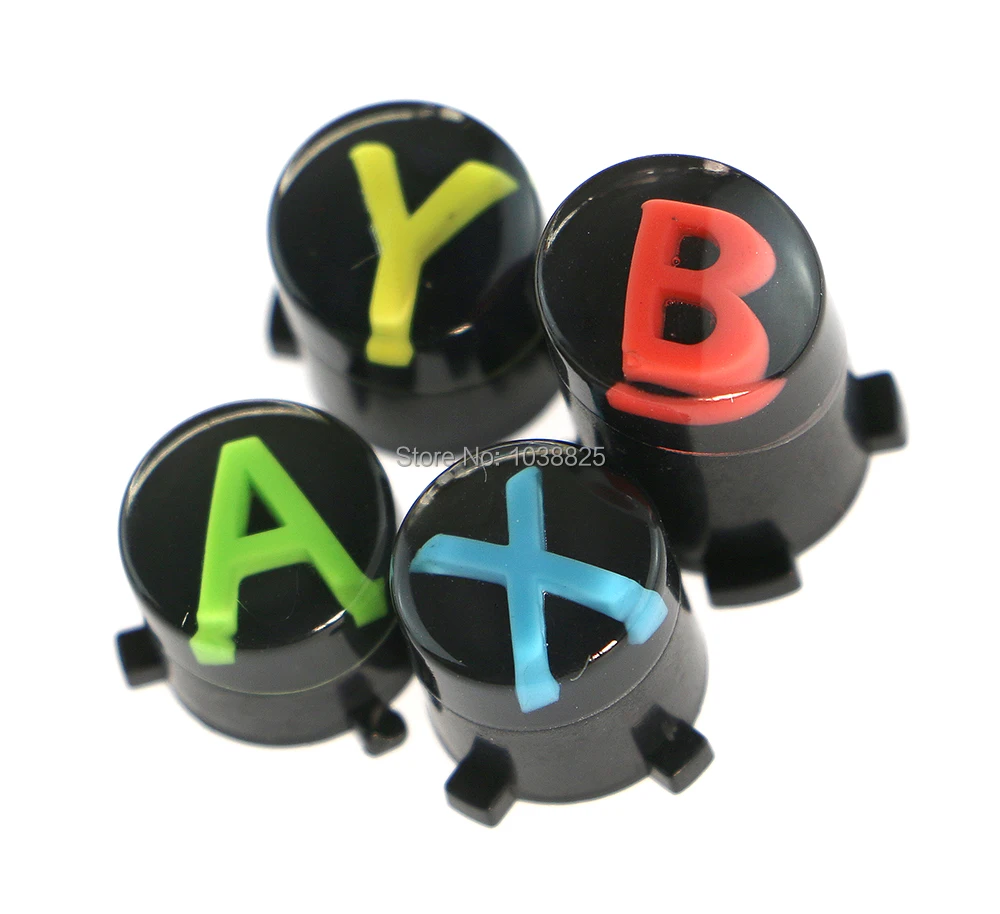 

30sets/lot Replacement ABXY Black Buttons Set Custom Mod for xbox one Controller