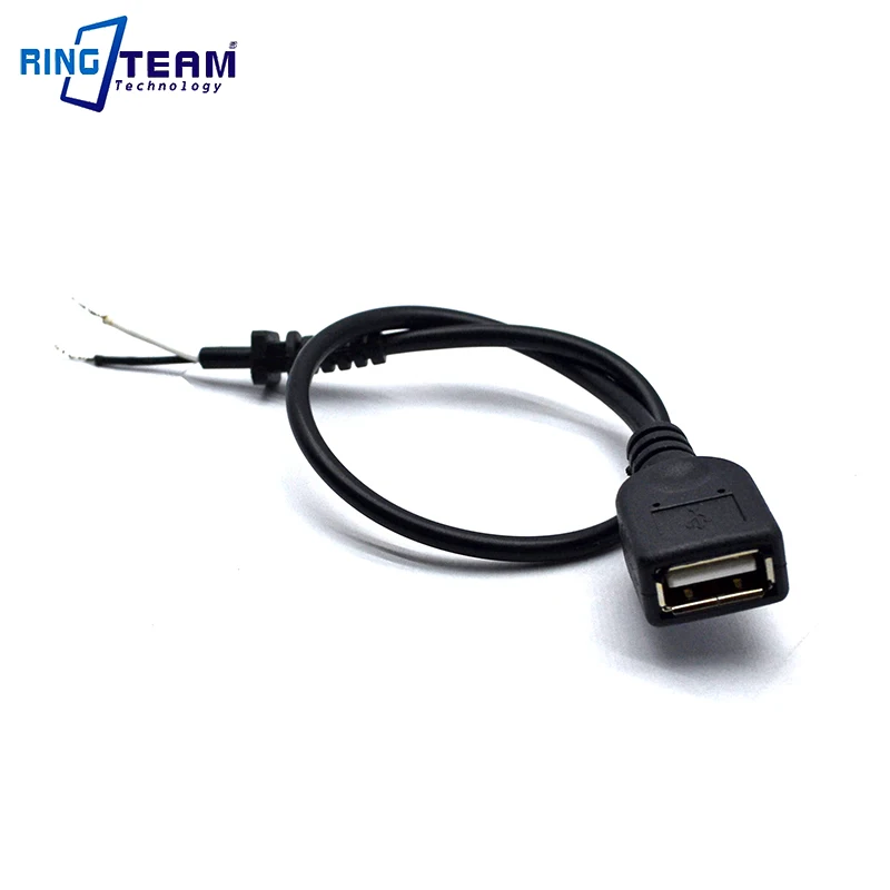 100 шт. 30 см гнездовой USB разъем с кабелем питания провод для адаптера цифровых