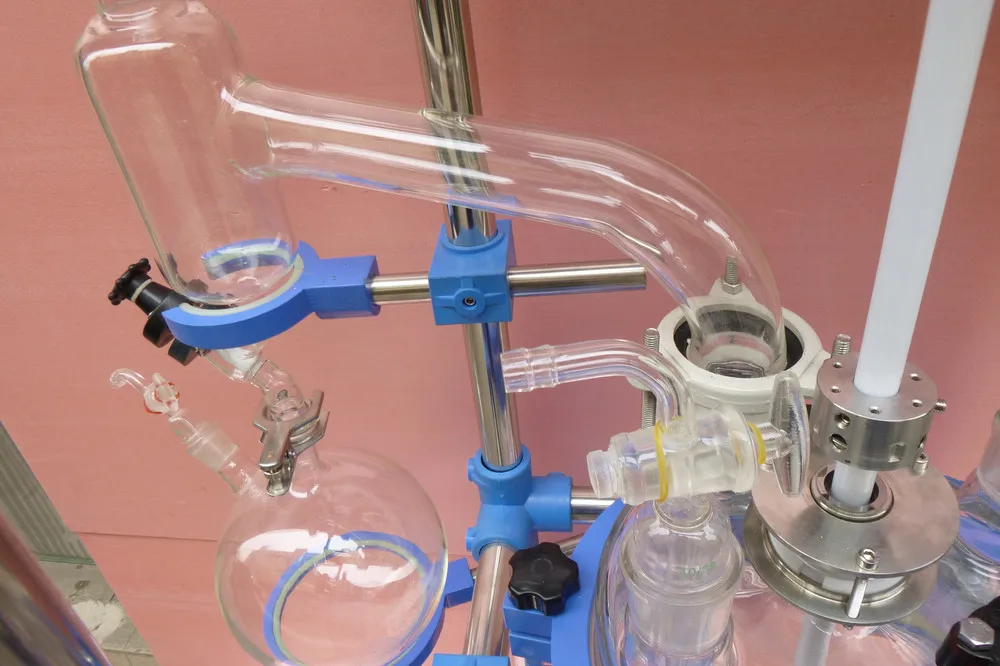 80 л реакционный чайник из боросиликатного стекла цилиндрический стеклянный