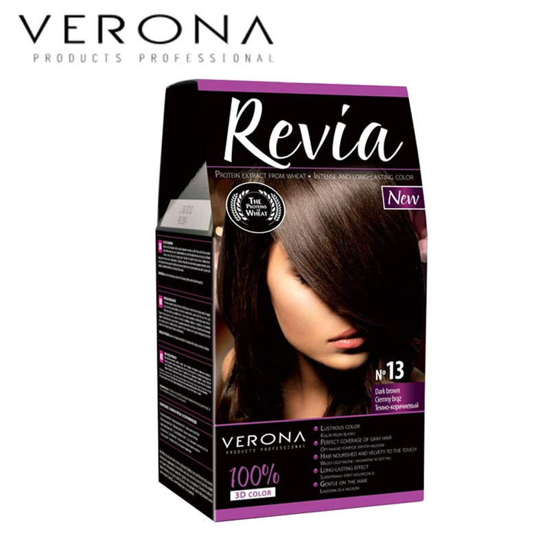 Красящая краска для волос Ryana Revia Henna уход полуперманентная прическа/хна бровей