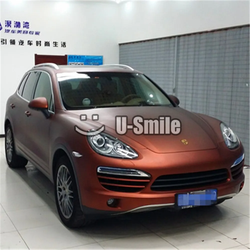 Премиум кофе коричневый матовый металлический виниловый рулон пленки пузыря