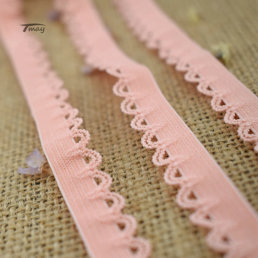 #1482 Бесплатная доставка 8 ярдов маленькая эластичная лента для отделки нижнего