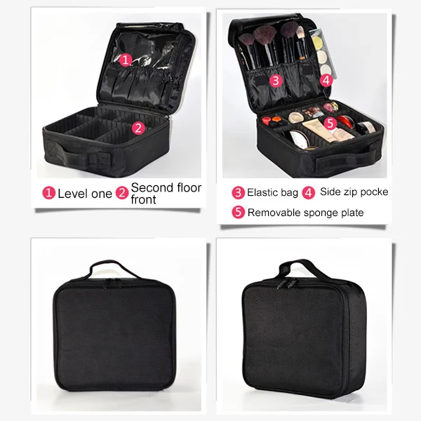 Косметичка дорожный органайзер для макияжа мешочек косметики профессиональный