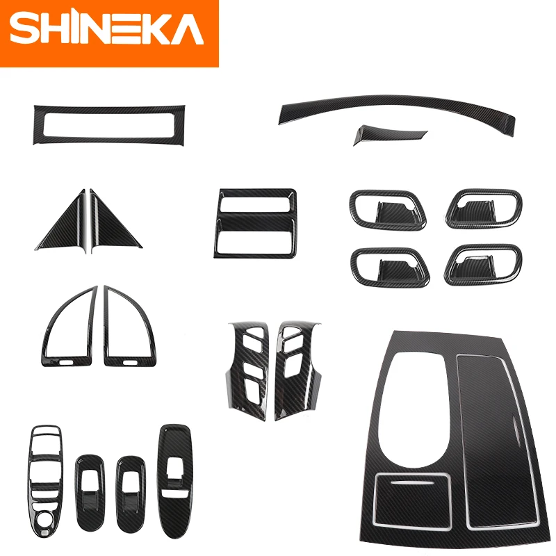 SHINEKA внутренние молдинги для nissan патруль y62 аксессуары 21 шт. Комплект украшений из