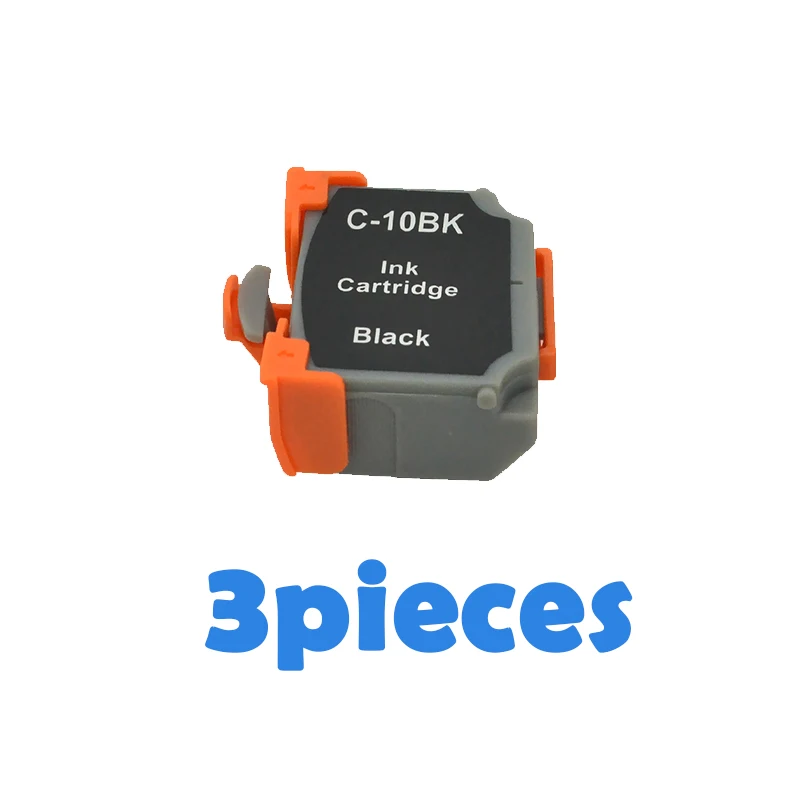 Комплект из 3 предметов черный совместимый чернильный картриджи для canon BCI10 BCI 10