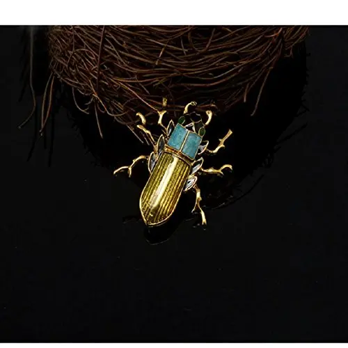 Из 2 предметов модные яркие металлические броши Pin Хэллоуин вечерние Жук
