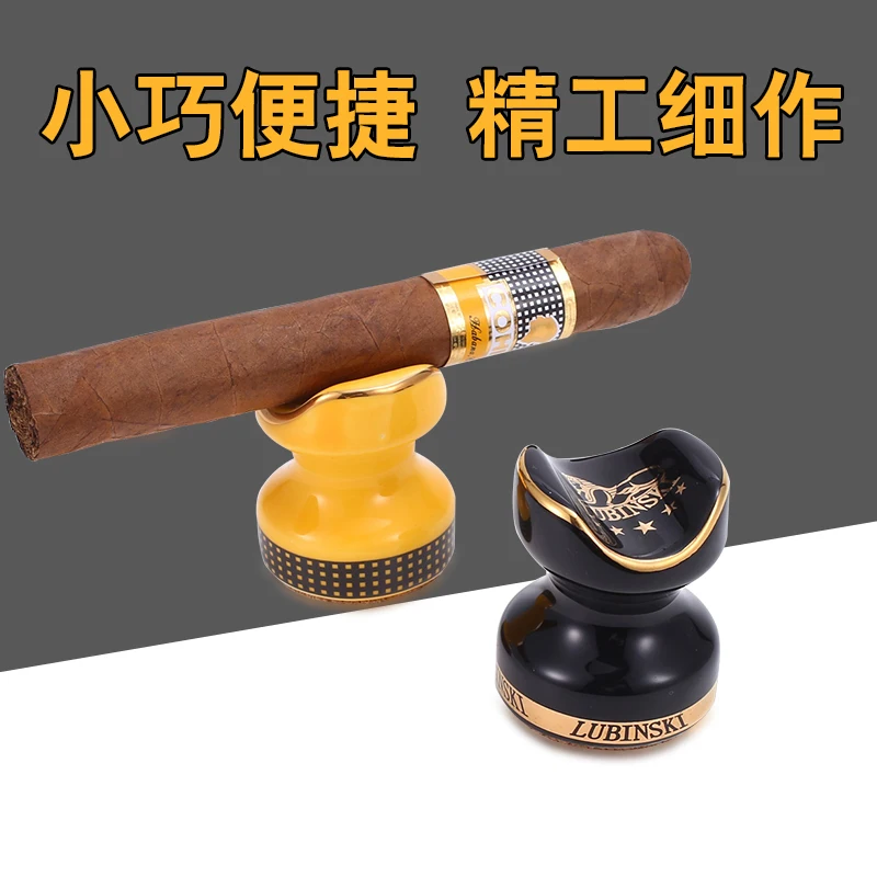 COHIBA Высокое качество 2 вида цветов Карманный керамический держатель для сигар