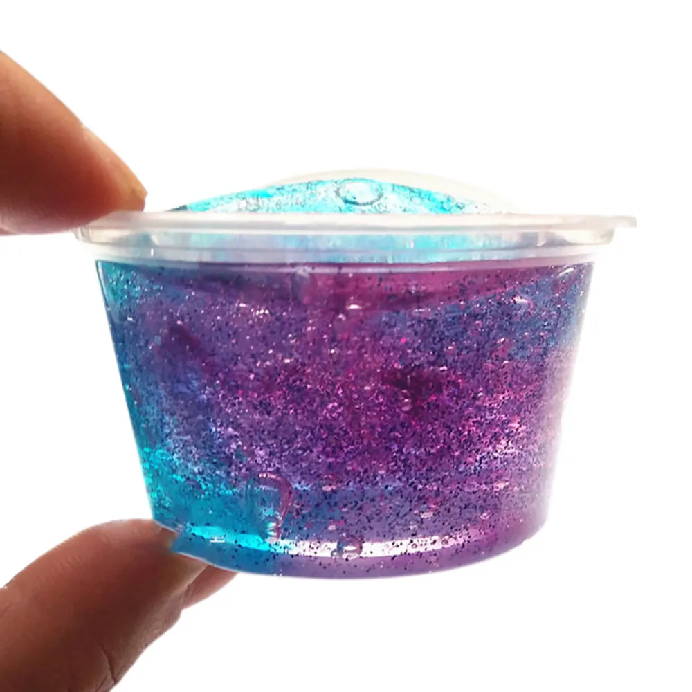 60 мл звездное небо цветной слайм шпатлевка долговечный ароматизированный снятие