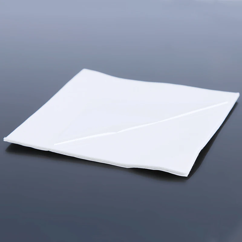 Белый нетканый неподвижный коврик резиновый двусторонний клей 4 шт. прочный