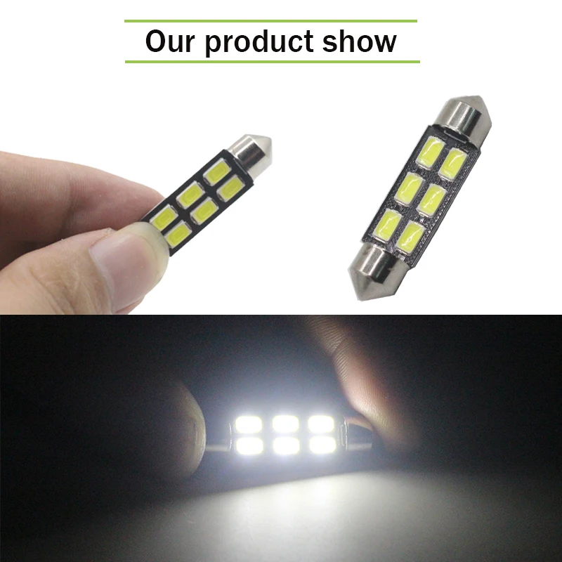 Buildreamen2 Автомобильная внутренняя карта купольная лампа для багажника 8 шт. 5630 SMD