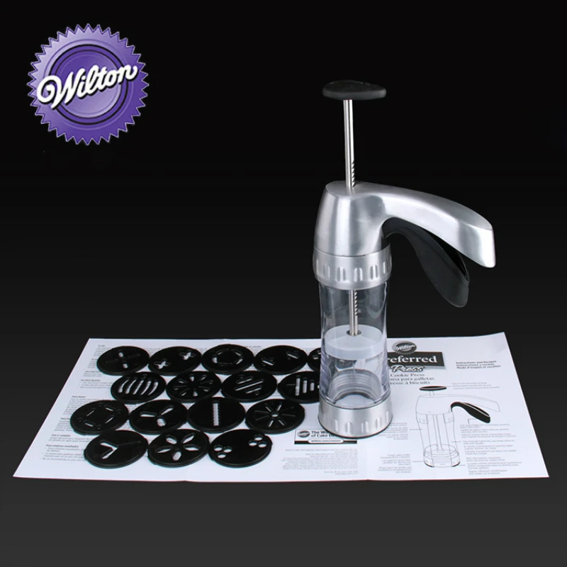 Wilton из нержавеющей стали печенье машина пистолет соковыжималка форма для