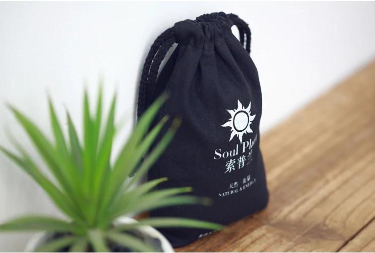 (100 шт./лот) Высококачественная хлопковая маленькая сумка на шнурке для ювелирных