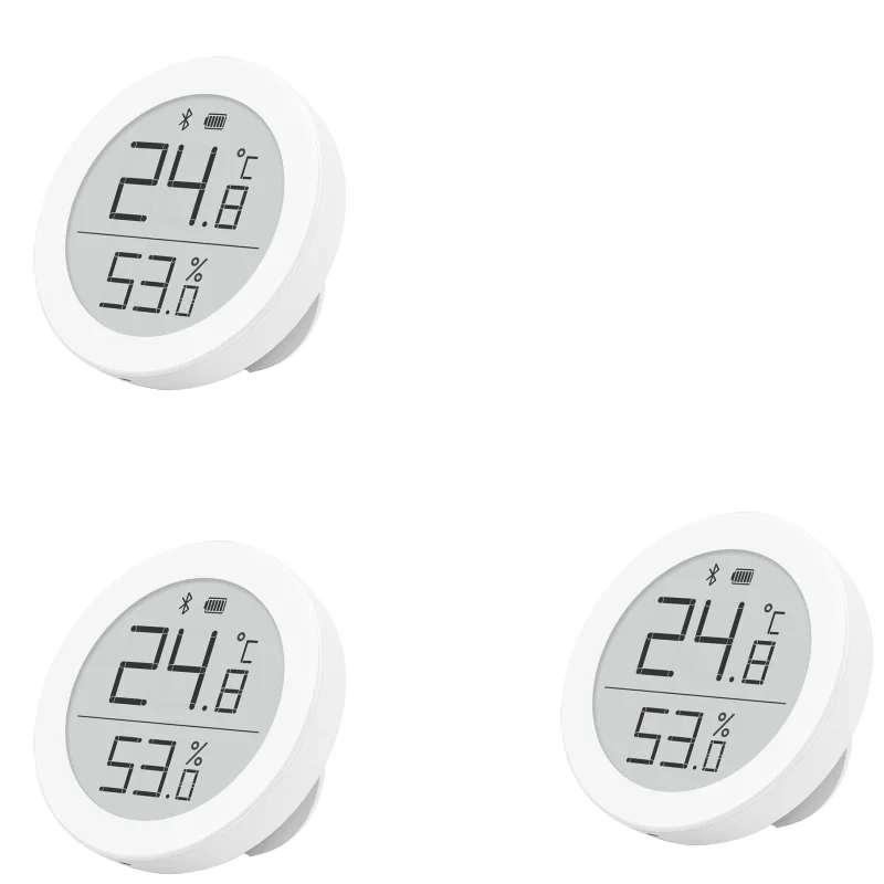 3pcs Оптом Xiao mi ClearGrass цифровой Bluetooth термометр гигрометр 0~ 50 электронные чернила экран данных автоматическая запись с mi APP - Цвет: 3pcs