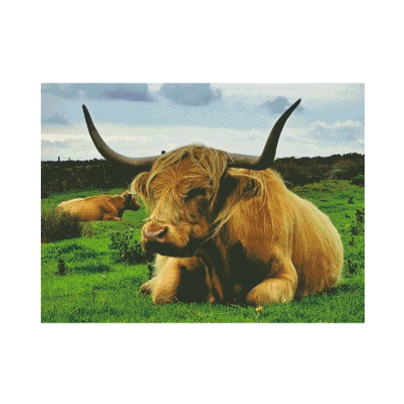 Полный квадратный круглый алмаз 5D самодельное бриллиантовое украшение животное