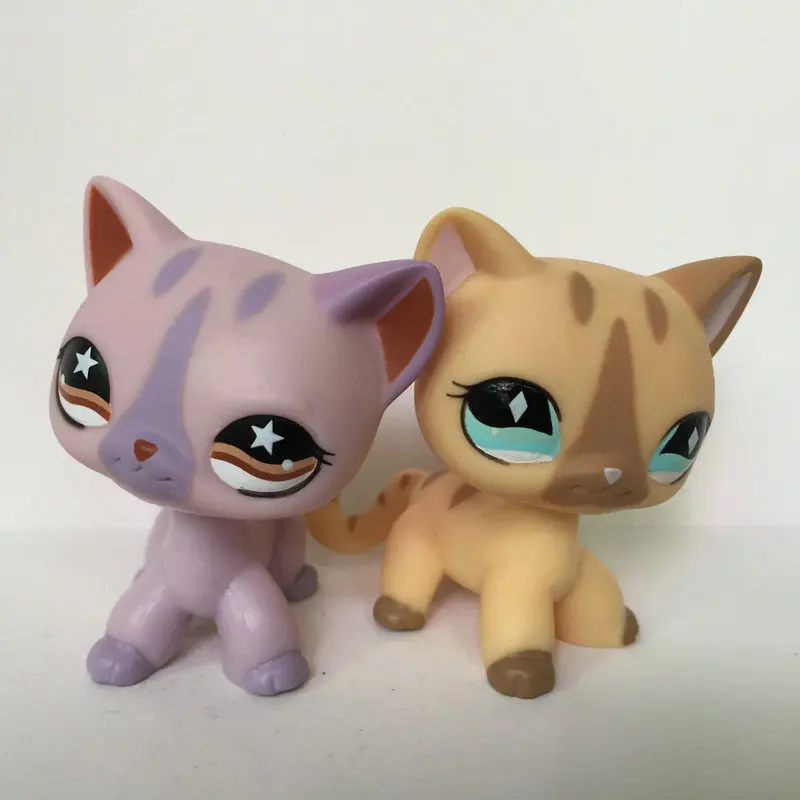 2 шт. в упаковке милые короткие волосы кошка фигурка для ребенка девочка мальчик