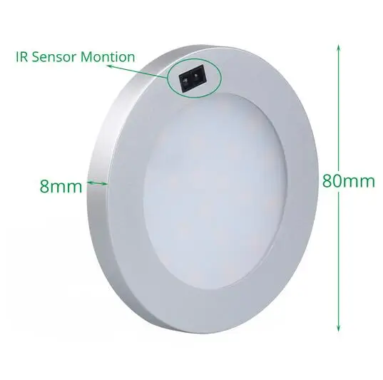 Светодиодный светильник для шкафа 12 В с датчиком движения|Подшкафные лампы| |