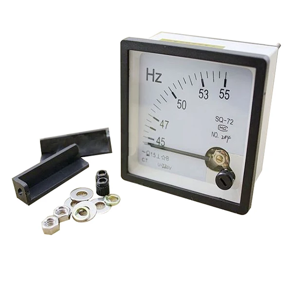 THGS 45-55Hz 220V Аналоговый панельный частотомер индикатор Герц для мониторинга системы