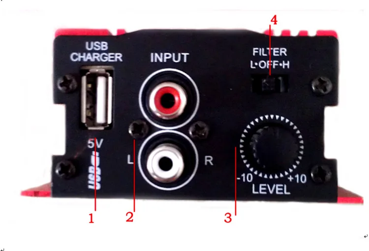 Kinter Авто Мощный сабвуфер усилитель автомобиля аудио звука Hi-Fi 12 В 2CH USB мини